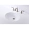 Anzzi Pegasus 18.25" Ceramic Undermount Sink Basin in White LS-AZ103 - alternate 4
